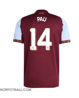 Billige Fotballdrakt Aston Villa Pau Torres #14 Replika Hjemmedrakt 2025-26 Kortermet Billige Fotballdrakt Aston Villa Pau Torres #14 Replika Hjemmedrakt 2025-26 Kortermet